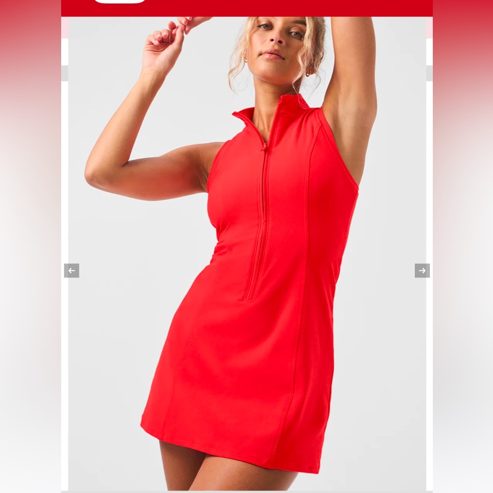 ALO YOGA Alosoft carefree 1/2 zip dress